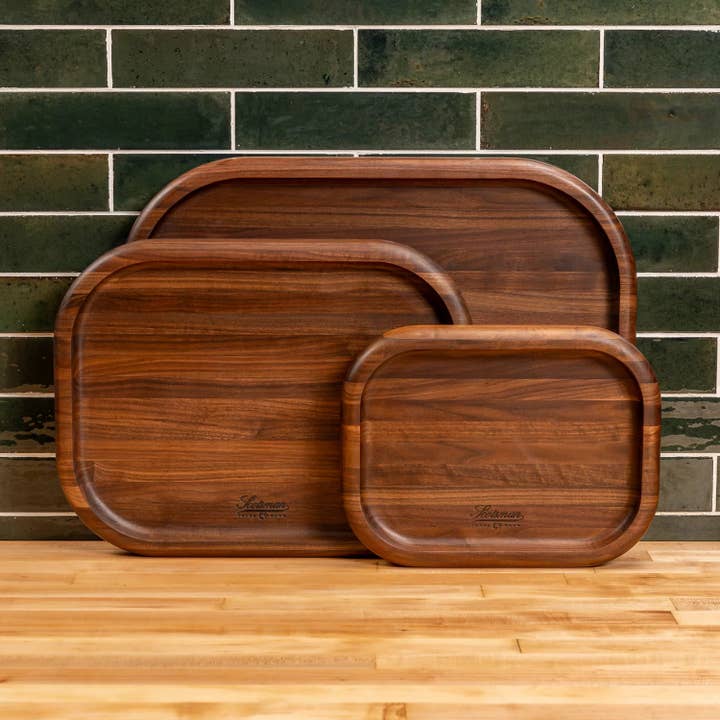 Walnut Carving Block for wholesale by Laurel Mercantile