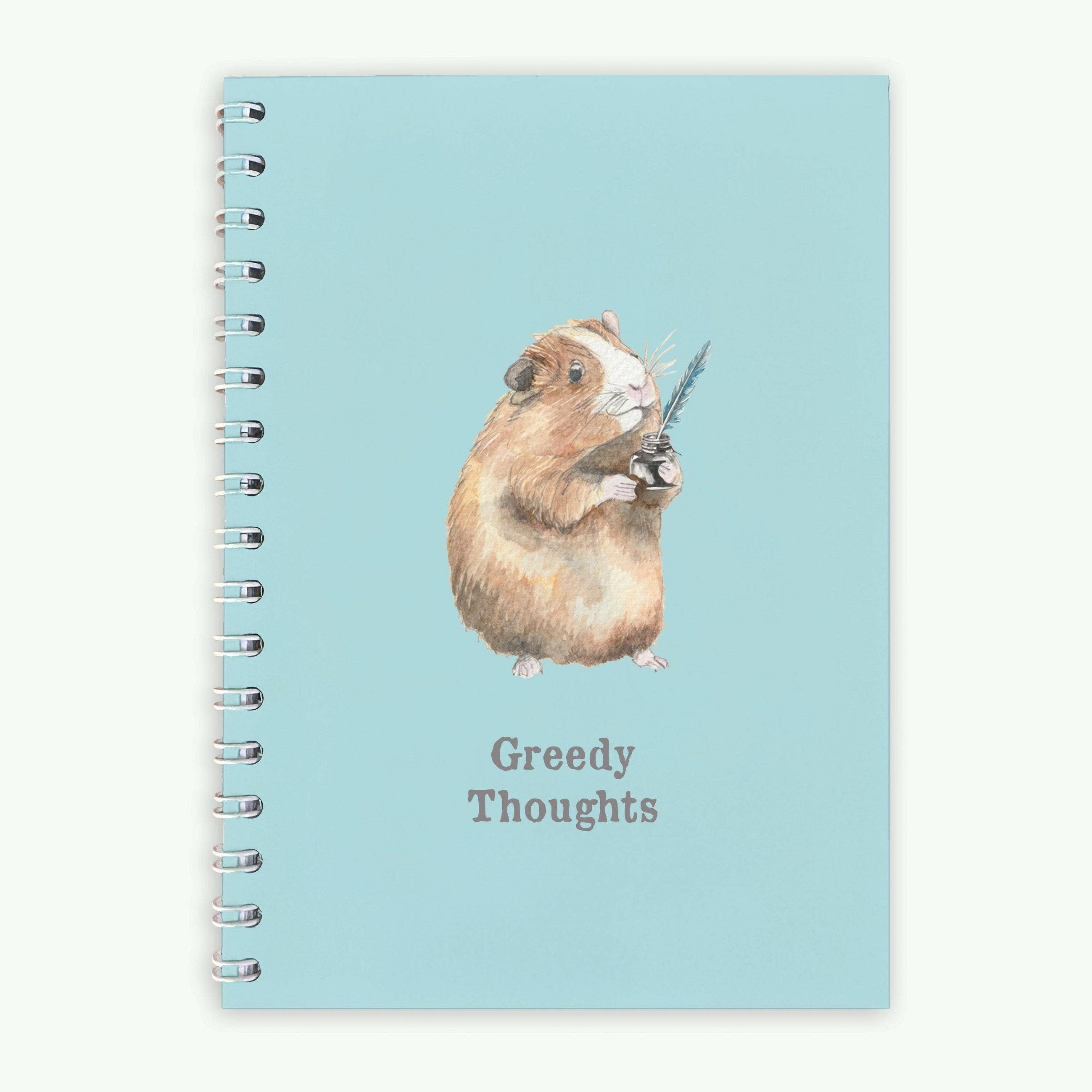Crumble & Core - Wholesale Notebook - Wire Bound Notebook - Guinea Pig Design | Cute Animal Journal with Lined Pages1