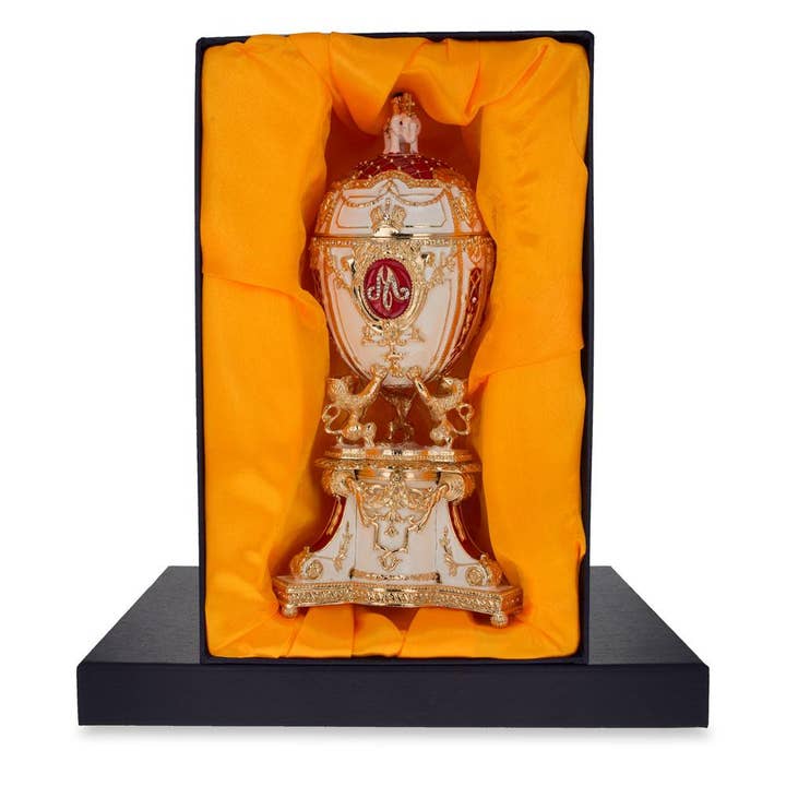 BestPysanky - Wholesale Decorative Figurine - 1903 Royal Danish Musical Imperial Easter Egg 9.6 Inches4