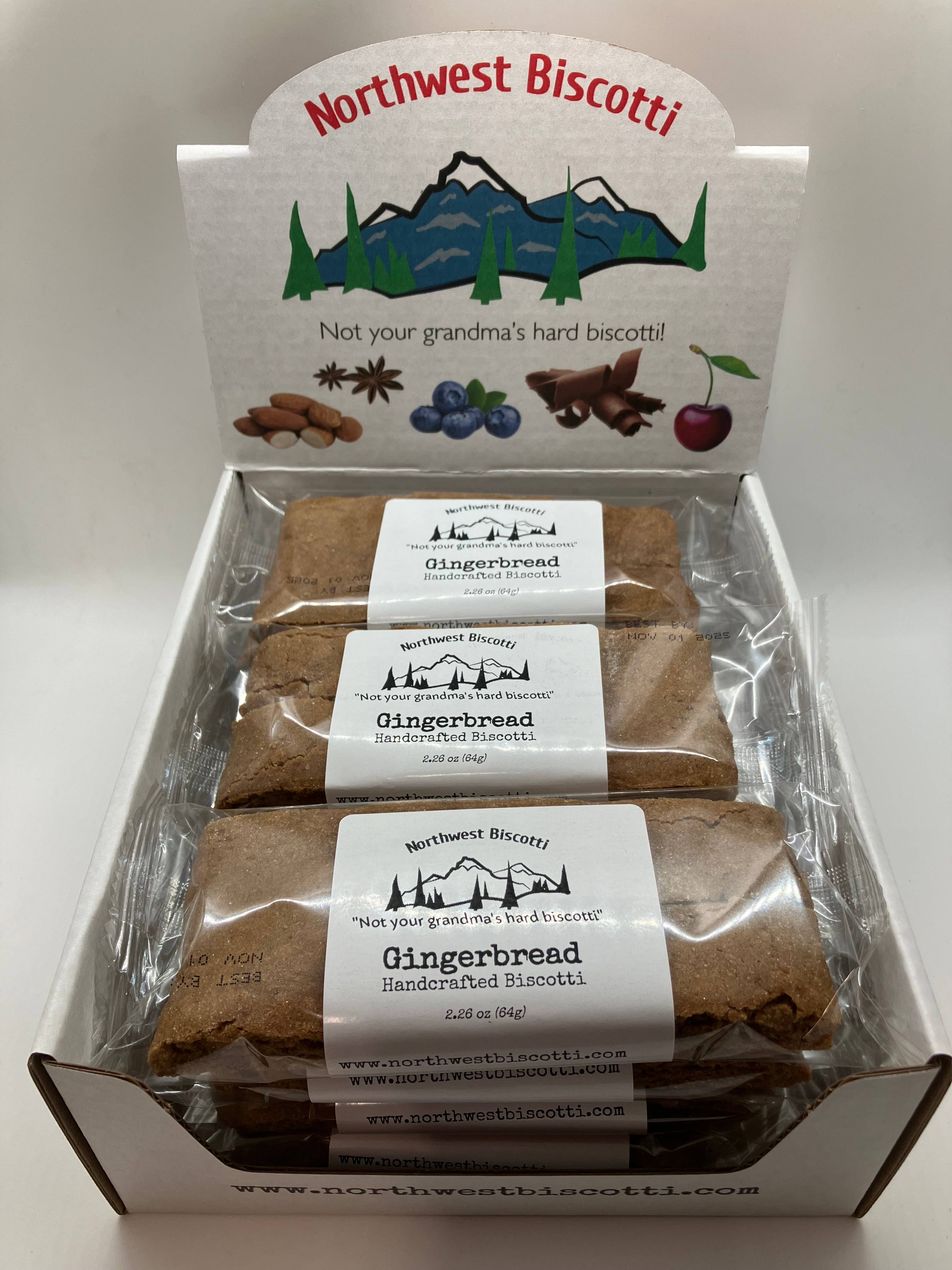 Northwest Biscotti, LLC - Wholesale Cookie - Gingerbread Biscotti1