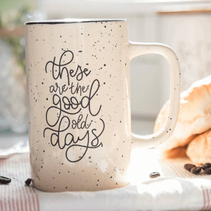 These Are The Good Old Days | Campfire Coffee Mug for wholesale by Made For Mama Shop