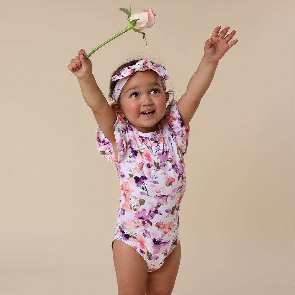 Snuggle Hunny - Wholesale Bodysuit (Non-Footed) - Baby - Blushing Beauty Short Sleeve Organic Bodysuit with Frill7