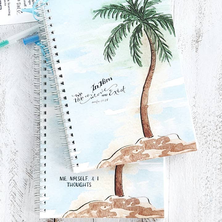 The Painted Pen - Wholesale Notebook - Summer Notebooks with Watercolor Cover Designs10