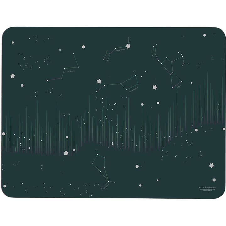 Northern lights/ Aurora placemats eucalyptus for wholesale by Koustrupco