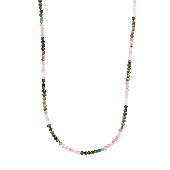 Collier perlé en tourmaline ombrée pour la vente par Elyssa Bass Designs