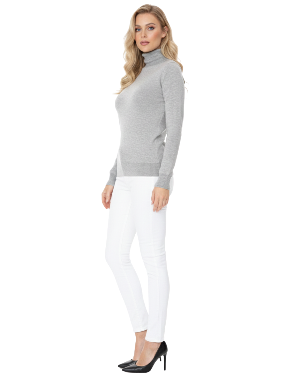 Mak – wholesale Pullovertröja - Dam – Kvinnors långärmad turtleneck pullover tröja MK33493