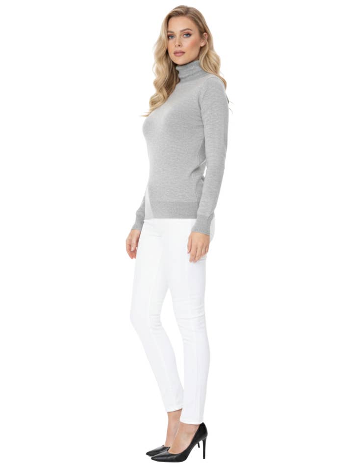 Mak – wholesale Pullovertröja - Dam – Kvinnors långärmad turtleneck pullover tröja MK33493