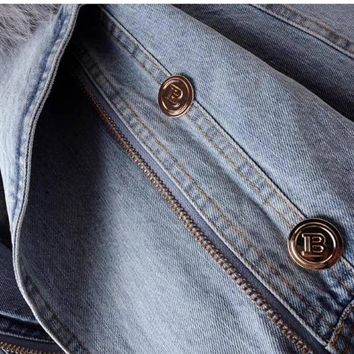 Productseeker - Wholesale Denim Jacket - Women's - JK1022Y Women's Detachable Faux Fur Lining Denim Jacket7