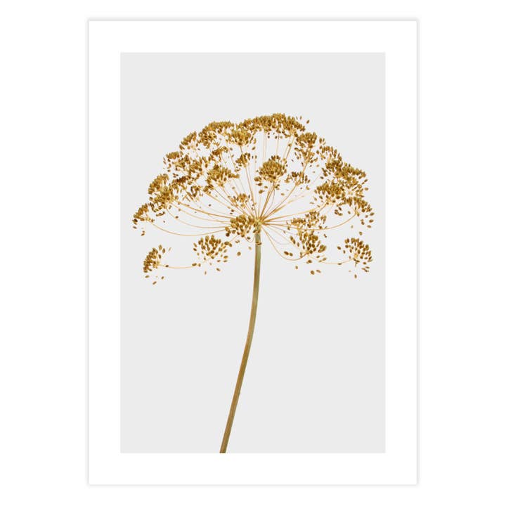 Sanfter gelber botanischer Aufdruck für den Großhandel von Ellisimo