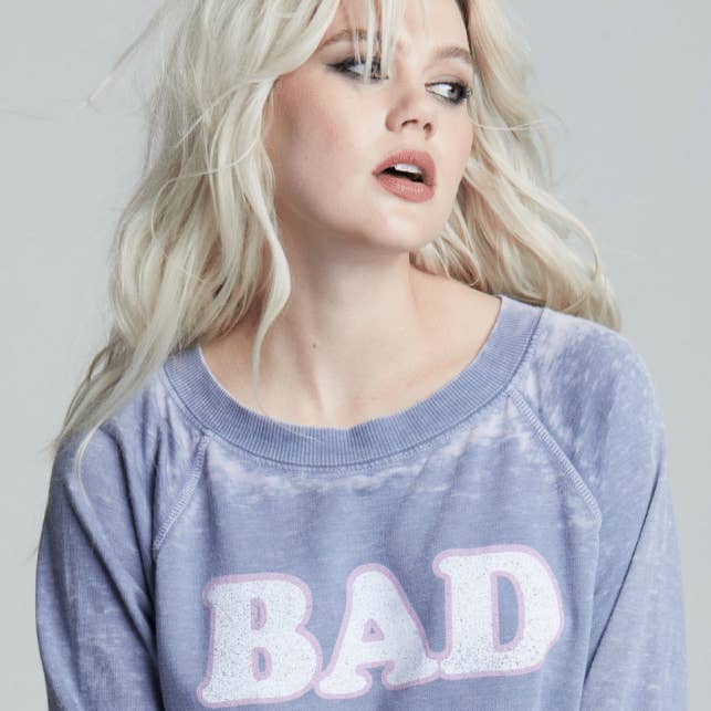 Bad A** Sweatshirt for wholesale by Recycled Karma