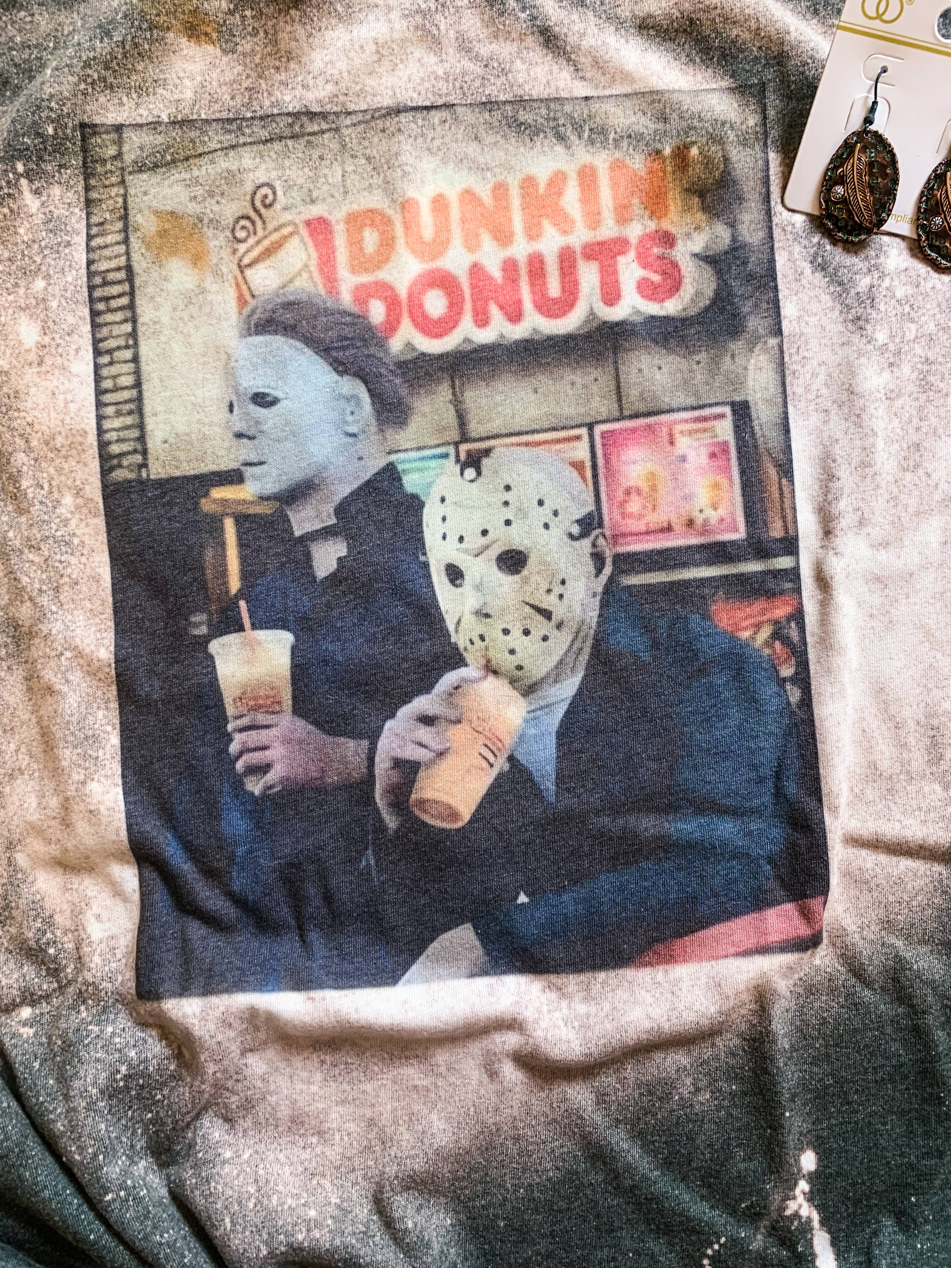 MM Custom Apparel – wholesale Screen printed t-shirt – Women′s – Halloween Vibes Tee {navy}