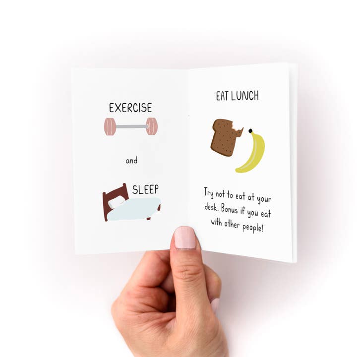 Kwohtations - Wholesale Humor - Working Is Hard Zine: A Pocket Guide to Taking Care of Yourself on the Job1