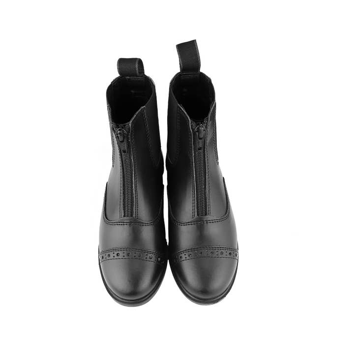 Grewal Equestrian - Wholesale Boots - Kids - Children's Zip Up Synthetic Paddock Boots4