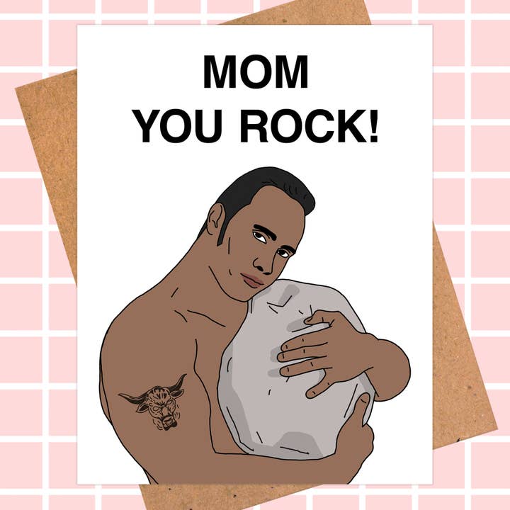 Hilarious Card For Mom – You Rock! for wholesale by Pop Hot Cards