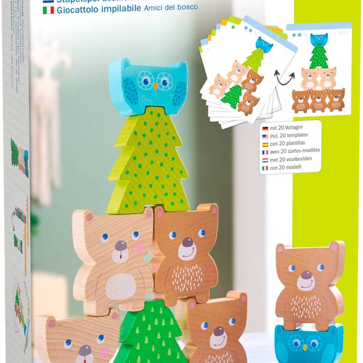 HABA Stacking Toy Forest Creatures - Wooden Toy for wholesale by HABA