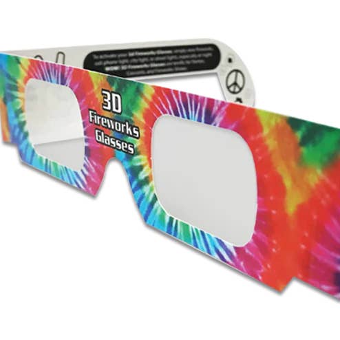 Fireworks 3D Glasses - Trippy - 50 Pack for wholesale by American Paper Optics, LLC
