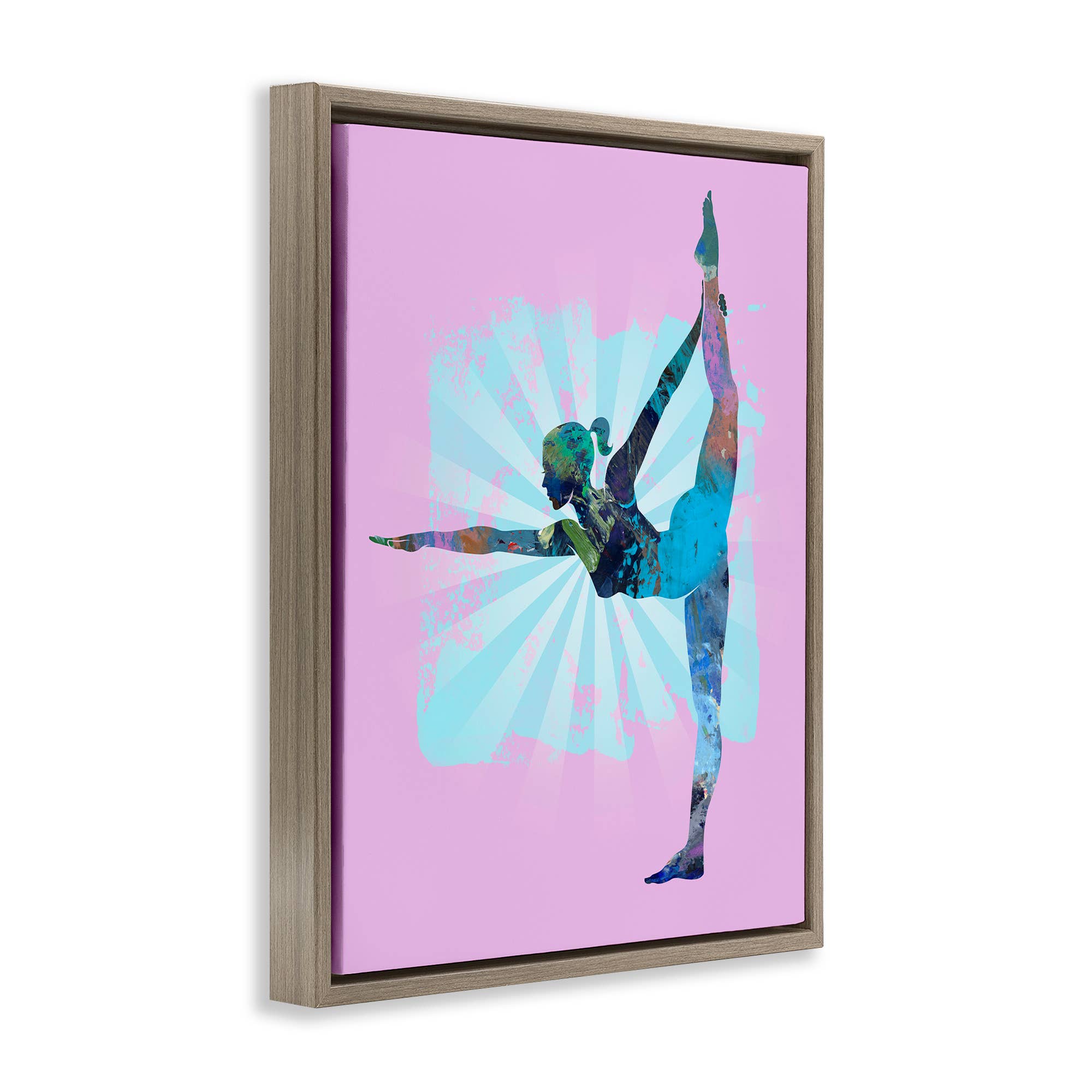 Stupell Industries - Wholesale Wall decor – Kids & Baby - Stretching Mindful Exercise Floater Framed Art5