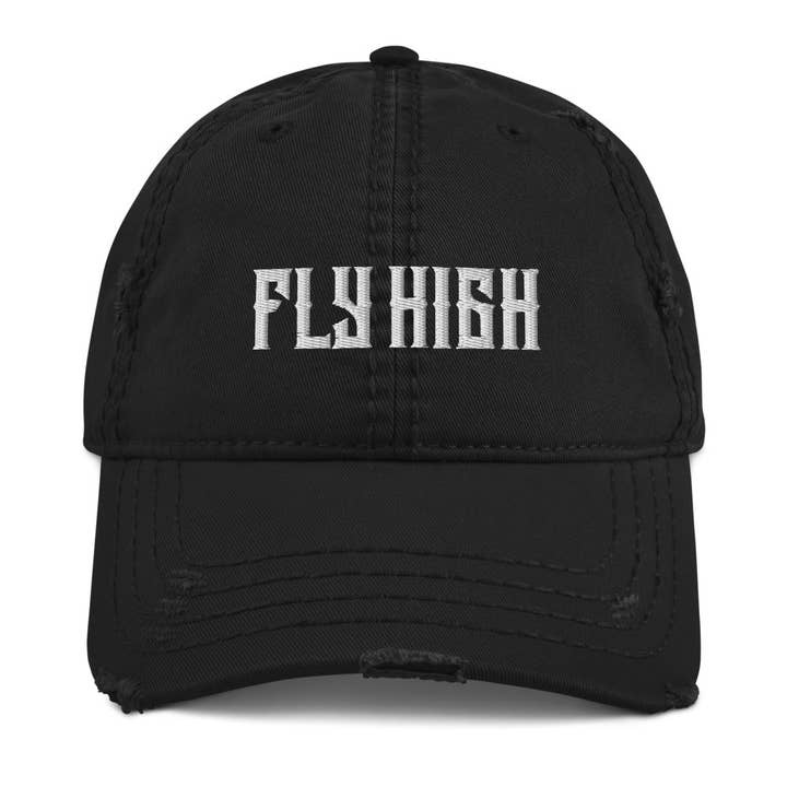 Casquette Fly High Distressed pour papa pour la vente par Topdrop