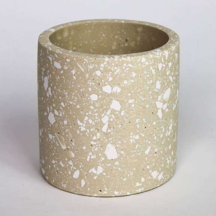 Small Plant Pot- BEIGE for wholesale by Terrazzo Parazo