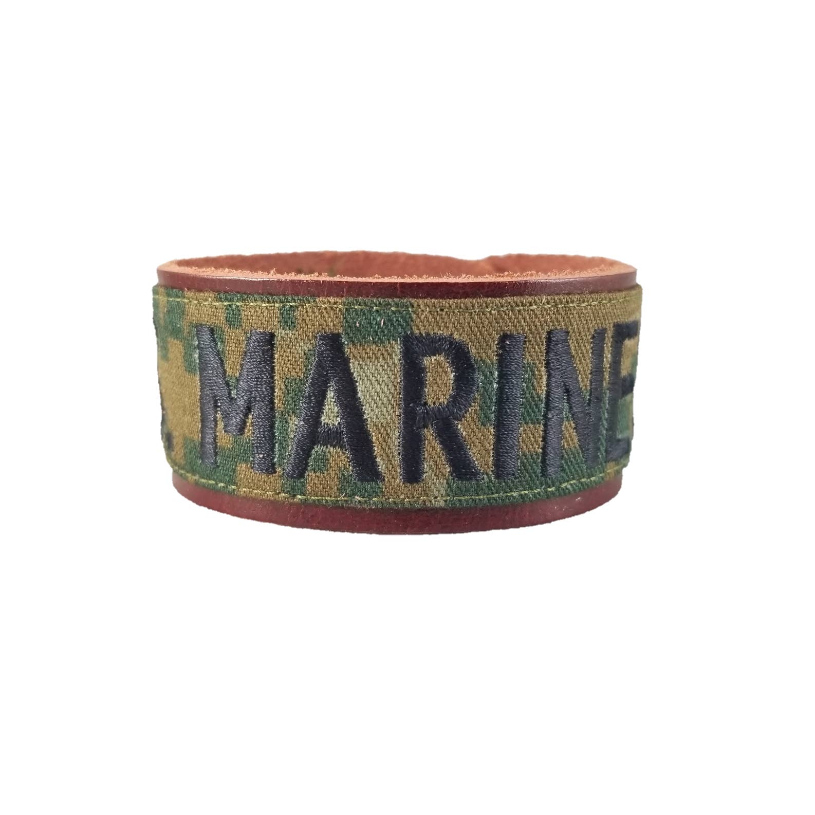 Wearable Gratitude - Vente Bracelet tissé/tressé - Ruban de nom de branche - Bracelet ValorBand en cuir1