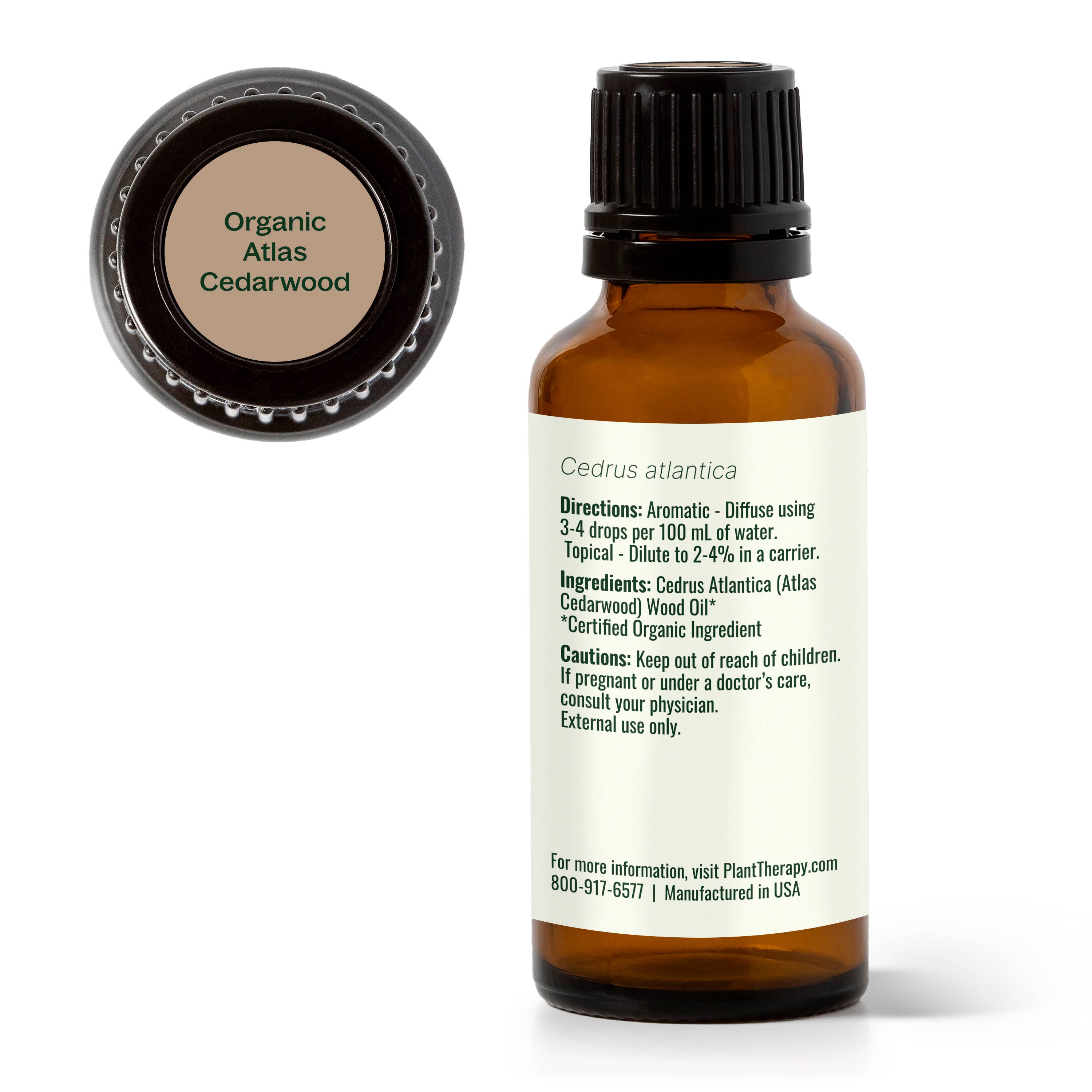 Plant Therapy - Wholesale Essential Oil - Organic Atlas Cedarwood Essential Oil 30 mL6