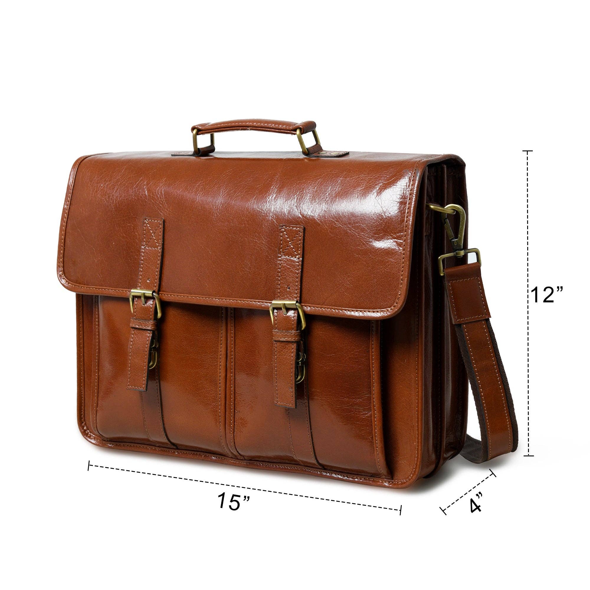 Classy Leather Bags – wholesale Briefcase – Unisex – The Architect Brown Executive10