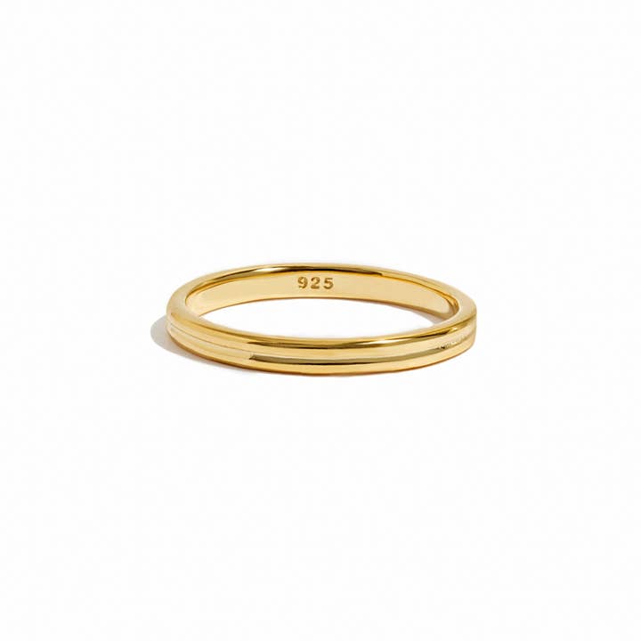 Anel de banda dupla por atacado de Sami Jewels