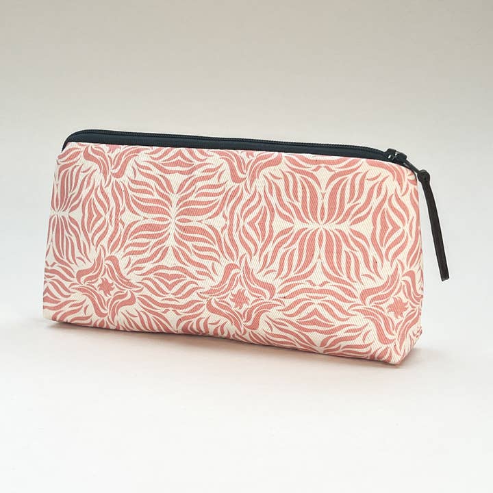 Coral Swishes Medium Pencil Case for wholesale by Grace Jackson Design