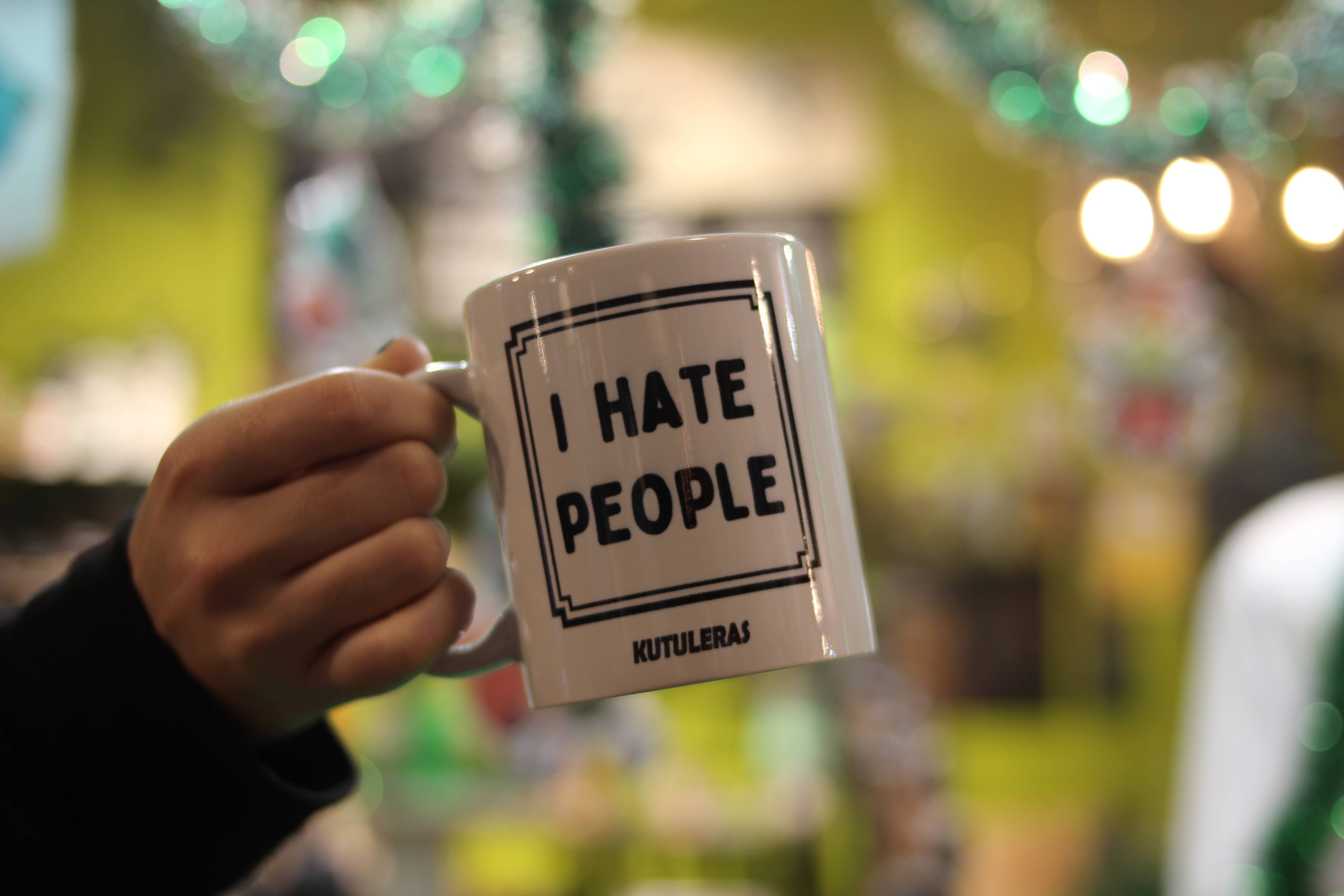 Kutuleras - Wholesale Coffee Mug - Hate people mug rude Sarcastic Gift punk message5