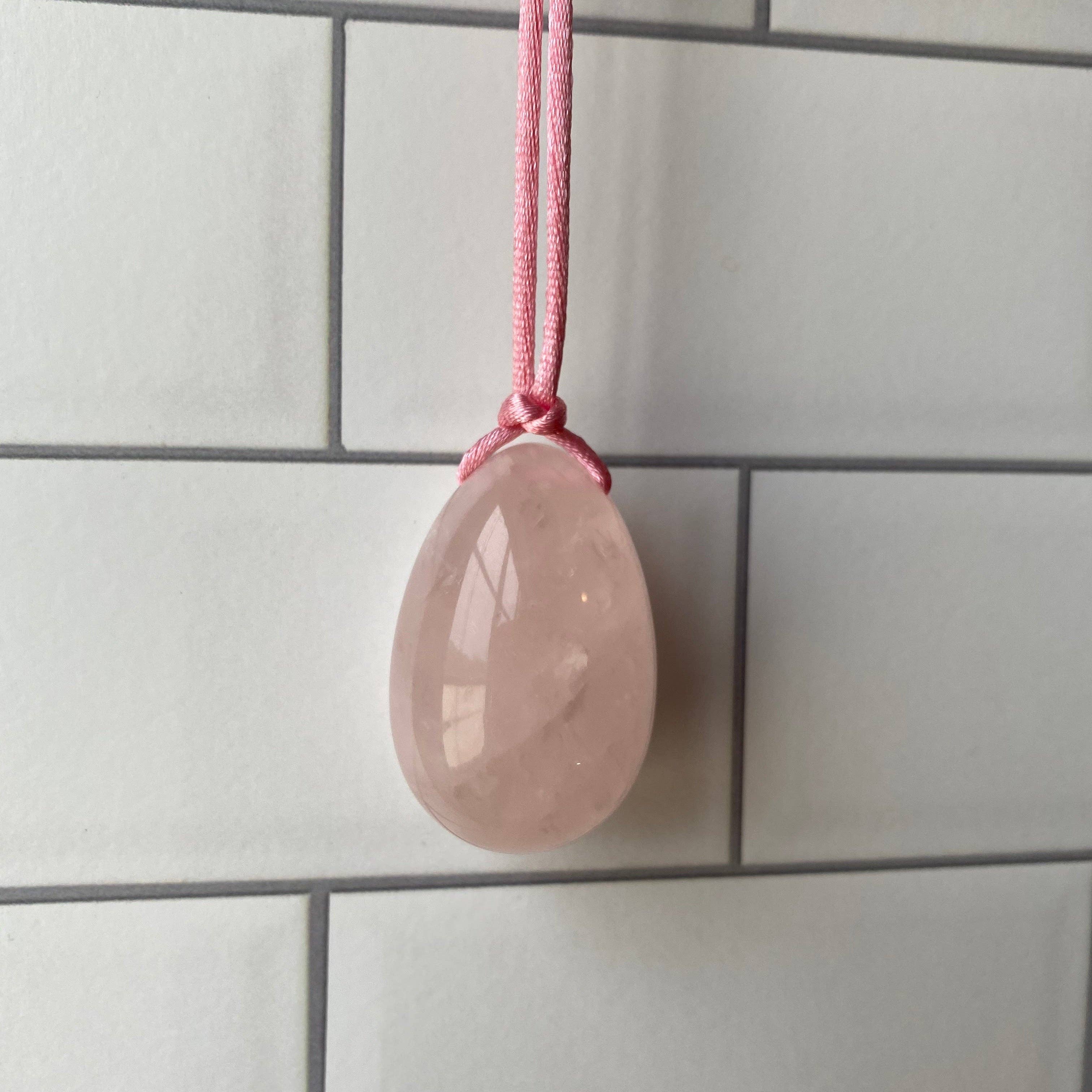 Good Juu Juu - Wholesale Spiritual Stone/Crystal - Rose Quartz Yoni Egg2