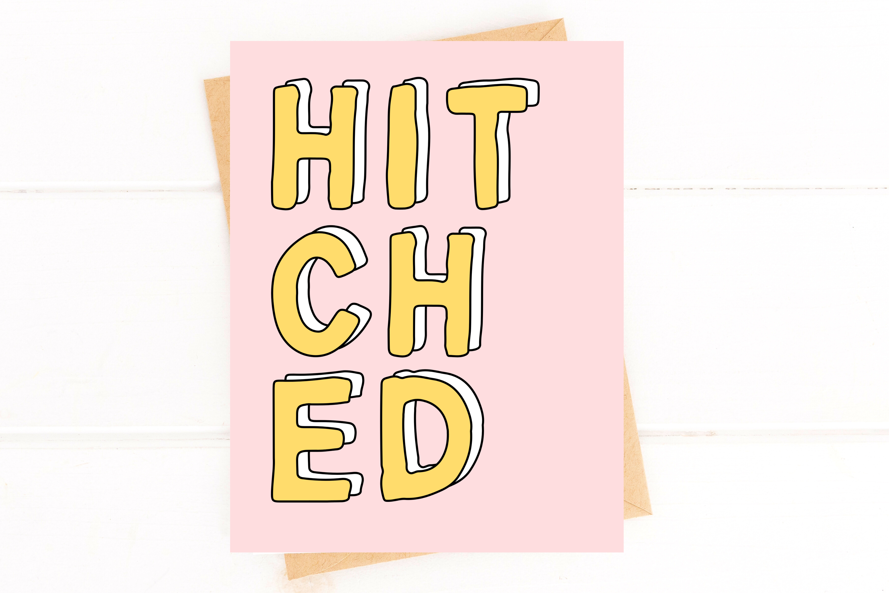 Five Dot Post - Vente Cartes de fiançailles - Carte de fiançailles mignonne Carte de mariage pour couple Mariés1