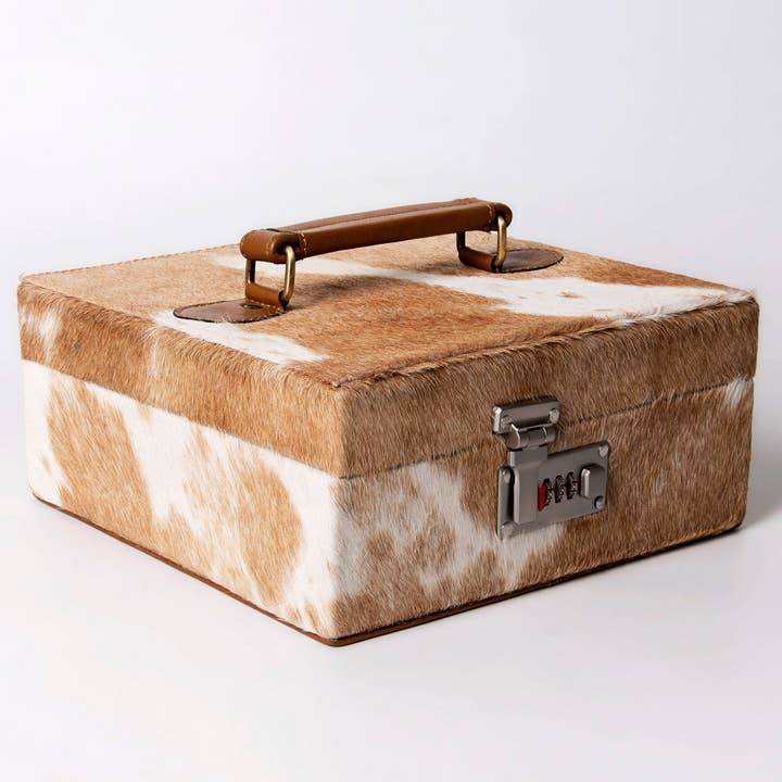 LS Western - Wholesale Jewelry Box/Organizer - ADBGA325 Jewelry Case Genuine Western Leather Women Bag