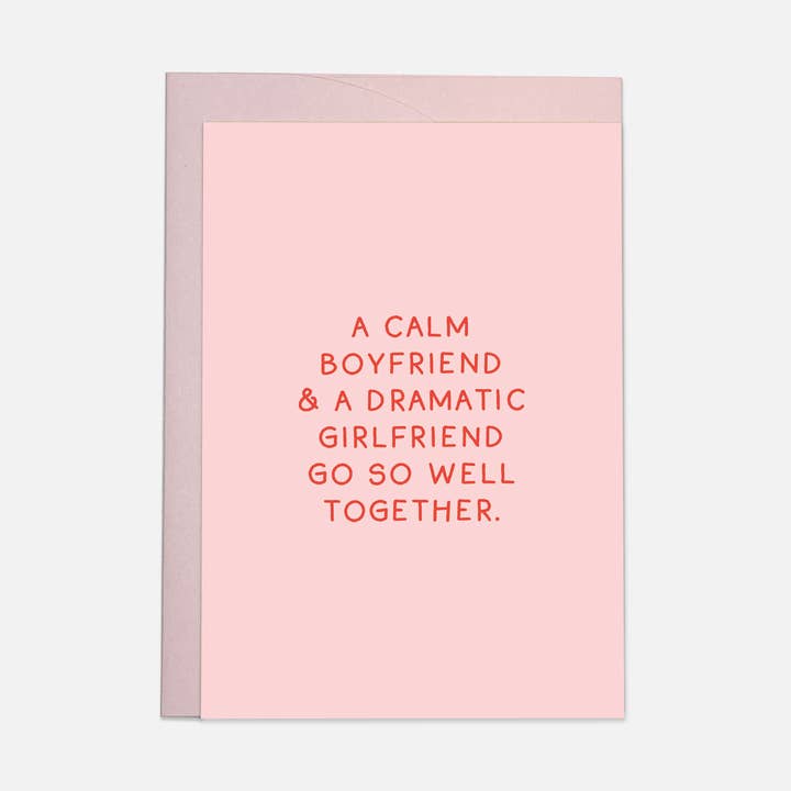 Carte de vœux petit ami calme pour la vente par Kaart Blanche