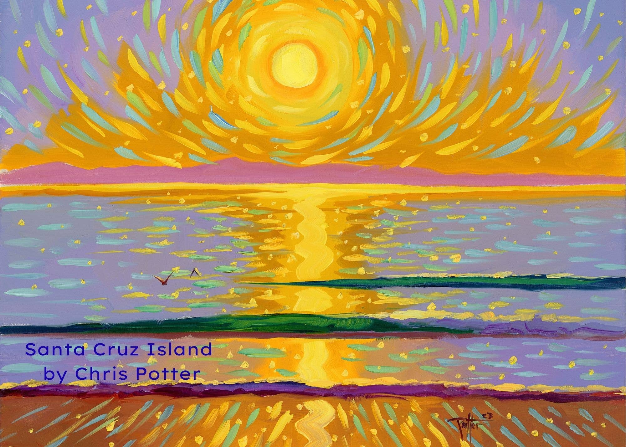 Chris Potter Art - Wholesale Postcard Set - Postcards - Van Goghy - 5 pack9