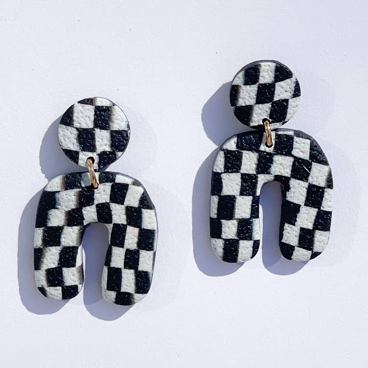 black and white checkerboard mini arches for wholesale by The Color Theory