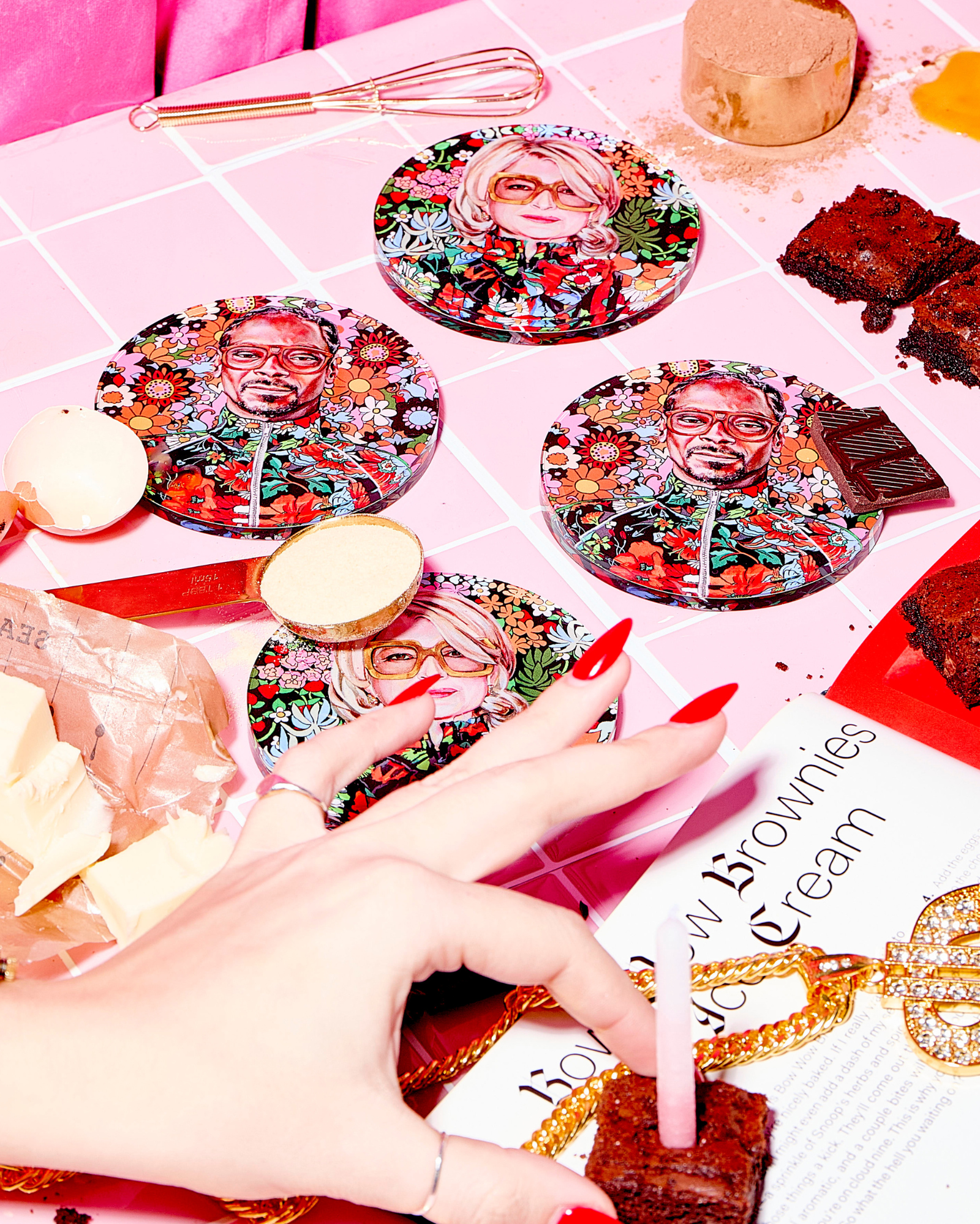 Tart By Taylor - Wholesale Coasters - Best Buds Acrylic Drink Coaster5