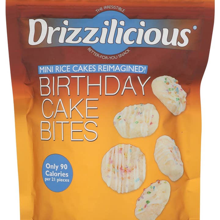 Everyday Supply Co - Wholesale Cake - DRIZZILICIOUS RICE CRISP MINI BRTHDY CK - Case of 60