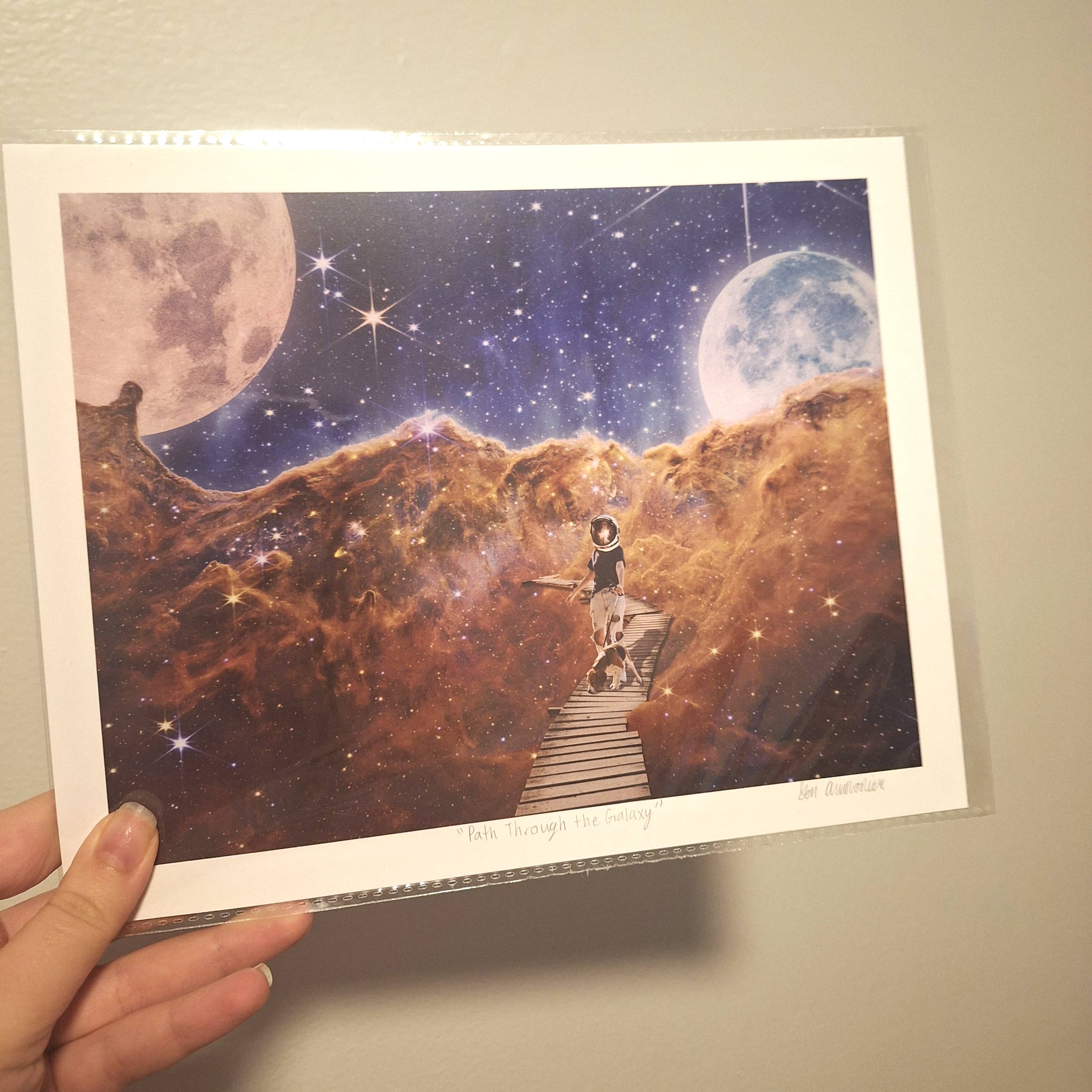 Gen Aumonier Art - Wholesale Art Print - Path Through the Galaxy 8x10 Inch Signed Art Print 2