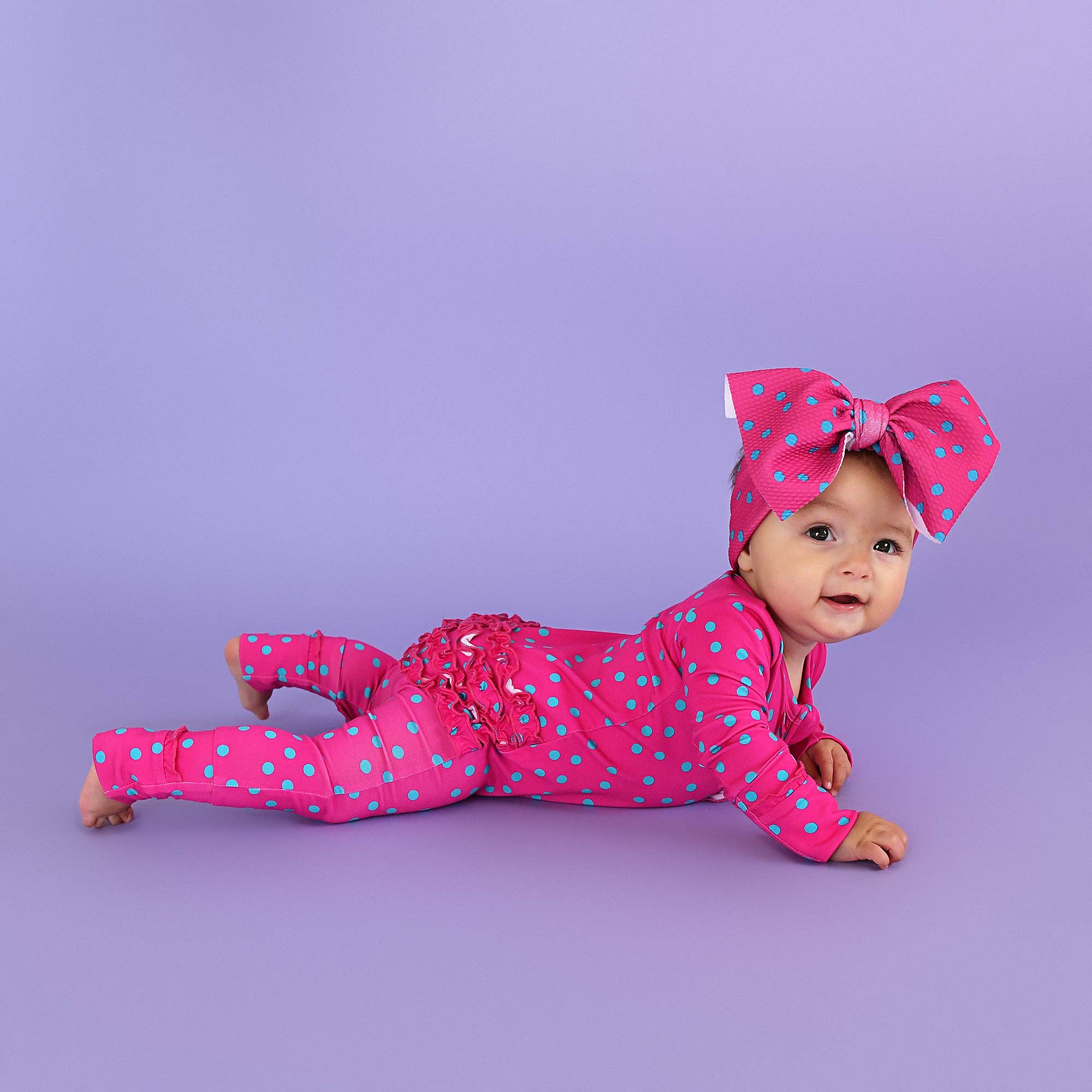 Gigi and Max - Wholesale Fashion Headband - Baby - Evelyn Dot Headwrap Valentines Day Toddler Hair Accessory4
