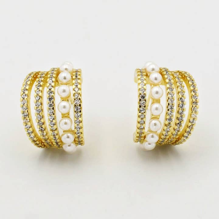 Or nacré Gaia pour la vente par Treasure Jewels Inc.