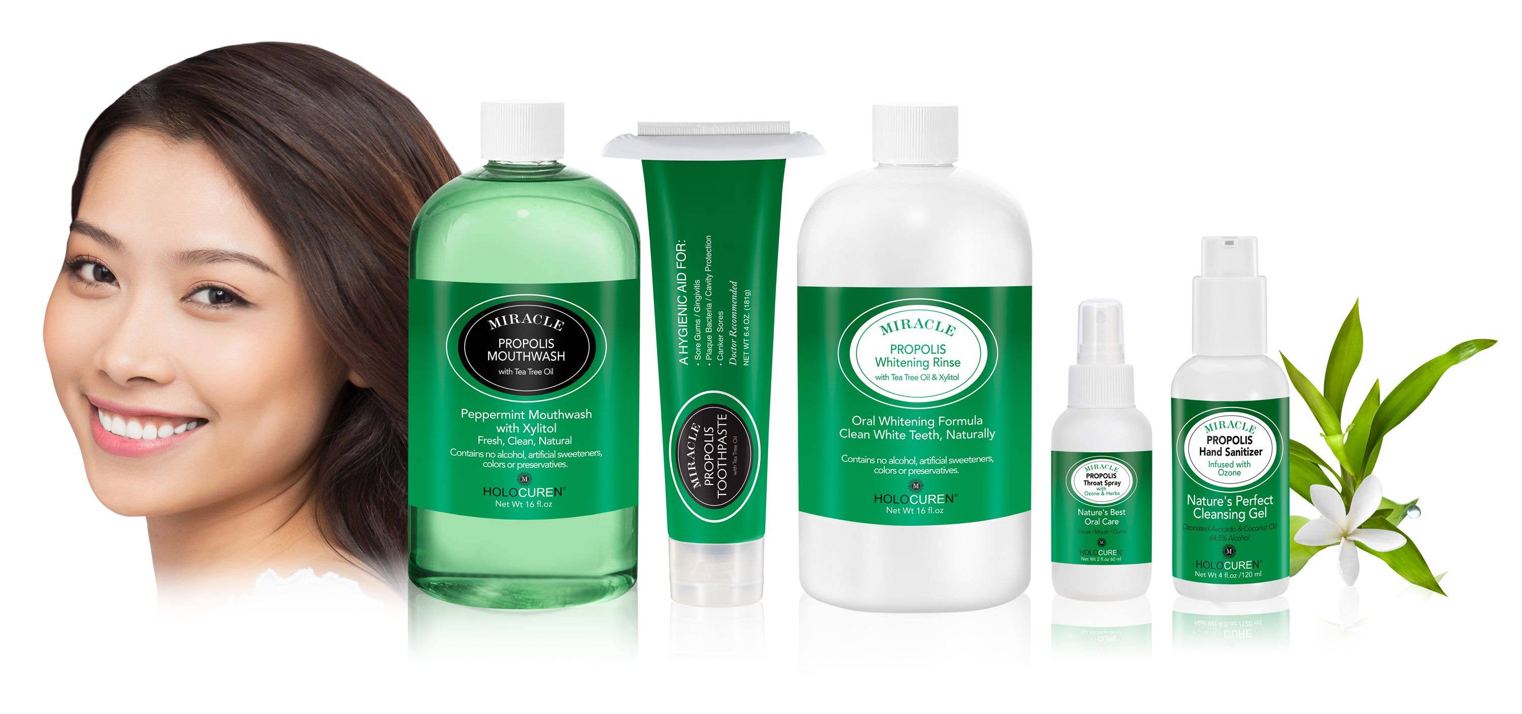 Holocuren Miracle Body Care and Tools - Wholesale Toothpaste - Miracle Propolis Toothpaste with Tea Tree Oil, No Fluoride7