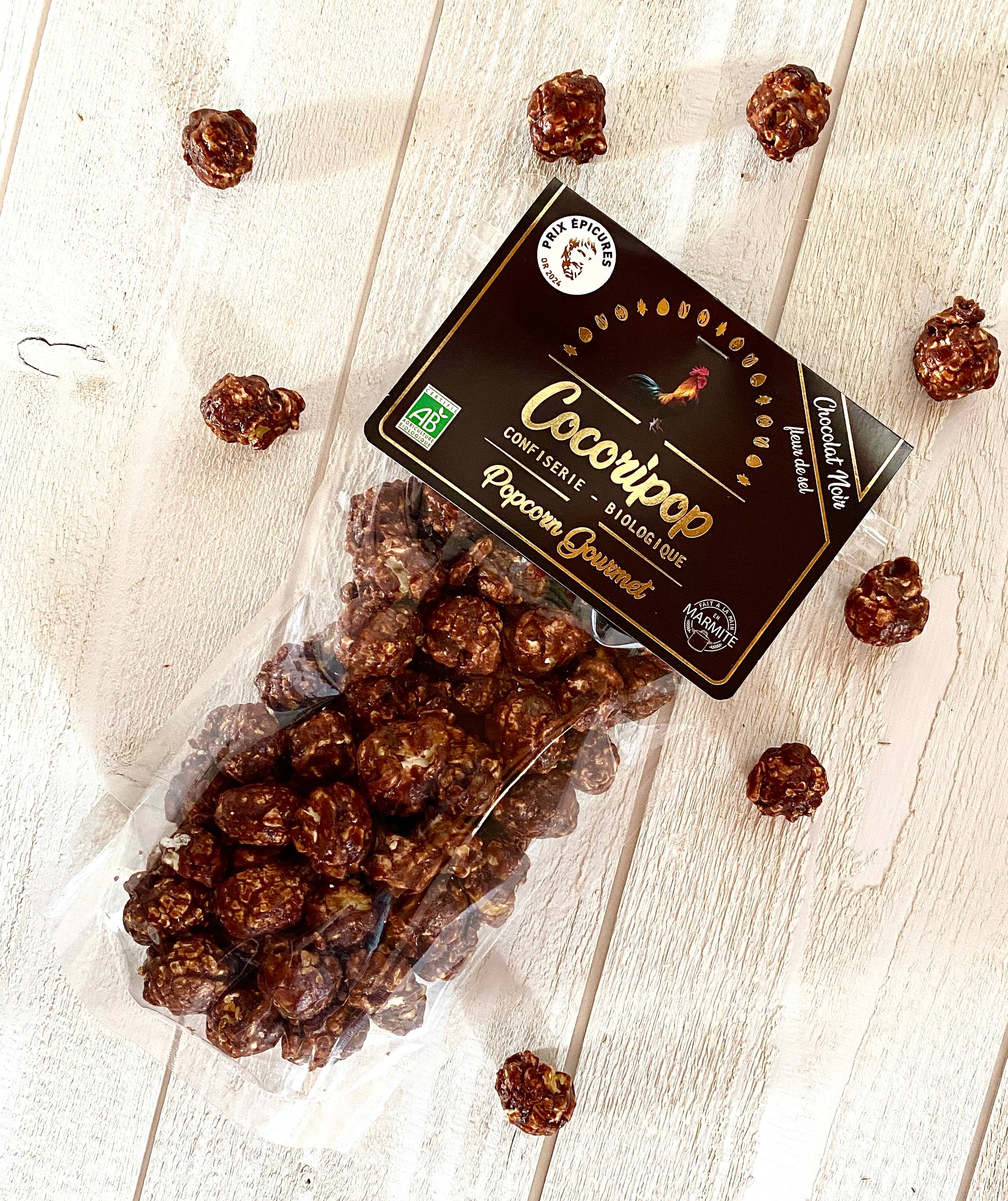 Cocoripop - Wholesale Popcorn - Popcorn dark chocolate fleur de sel2