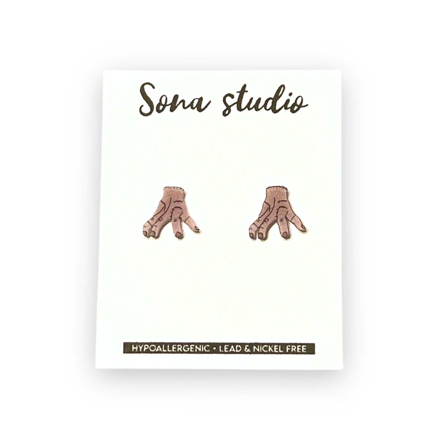 Sona Studio - Wholesale Stud/Post Earrings - Wednesday Thing Earrings2