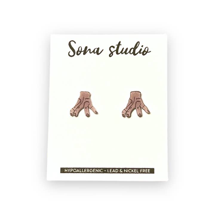 Sona Studio - Wholesale Stud/Post Earrings - Wednesday Thing Earrings2