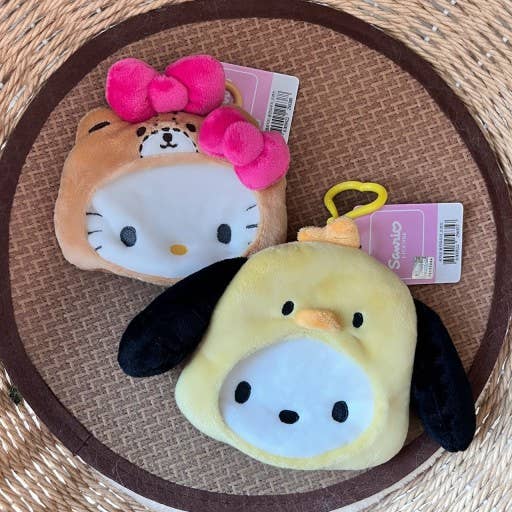 Sanrio Friends Costume Pouch Coin Purse Key Ring, Bag Charm for wholesale by K-Wonderland
