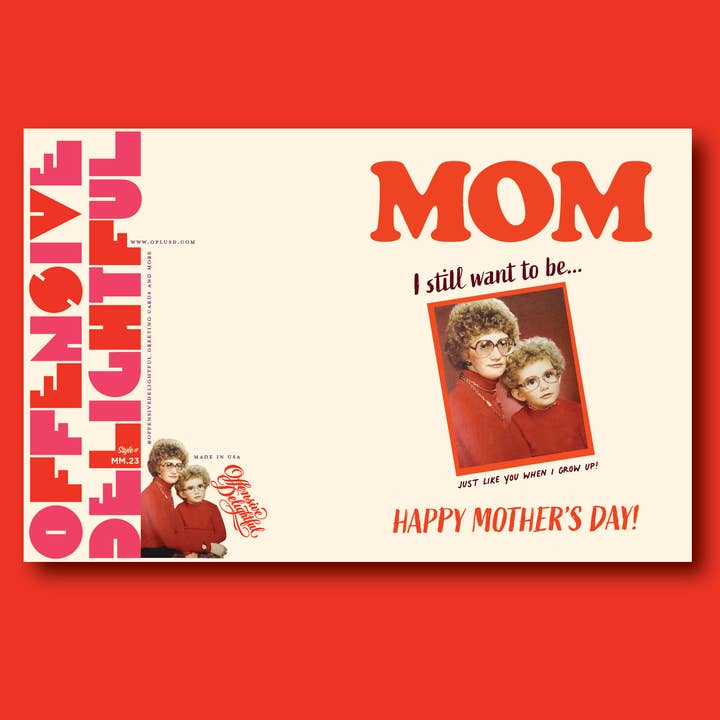 offensivedelightful - Vente Carte pour la fête des Mères - COMME MAMAN1