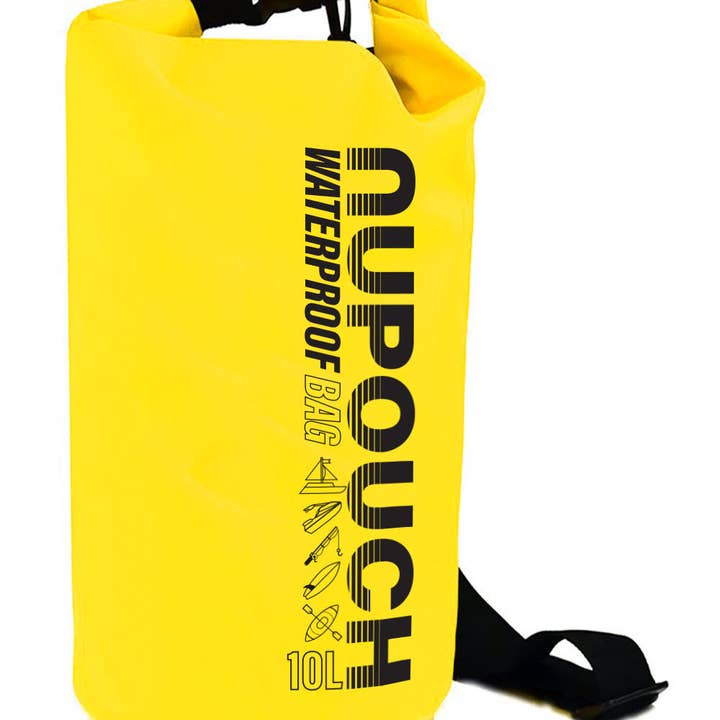 Nupouch / Nufoot – Großhandel Strandtaschen – BESTSELLER - Wasserdichte Tasche gelb für Strand, Pool, Reisen und Kreuzfahrten