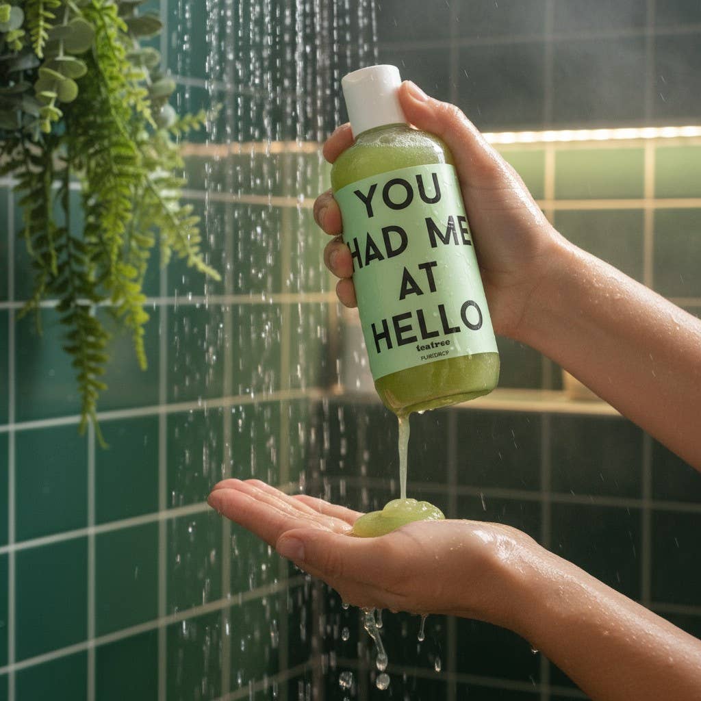 Pure Drop – wholesale Body wash/shower gel – You Had Me At Hello Tea Tree Shower Gel, Body Wash6