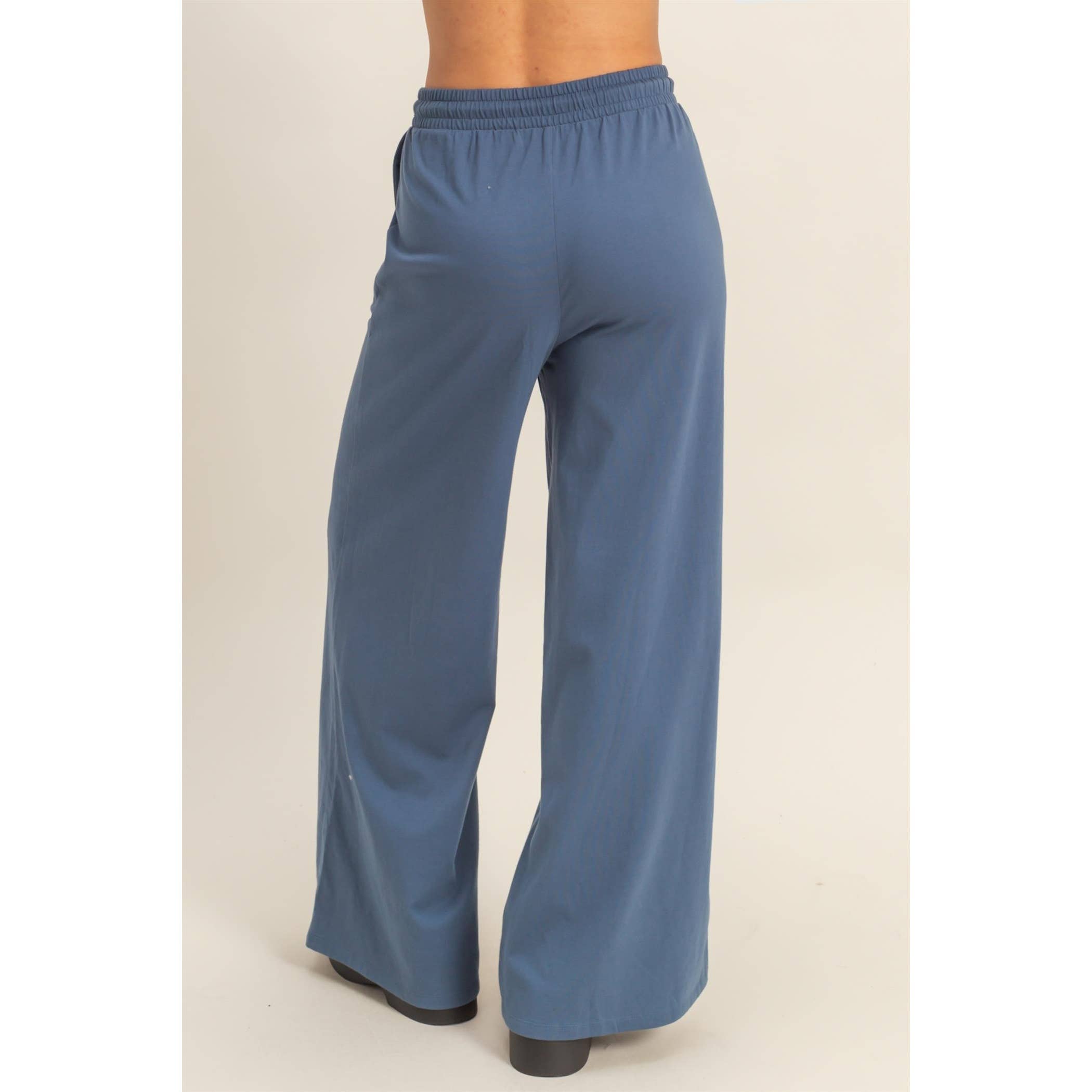 Double Zero - Vendita all'ingrosso Pantaloni sportivi/da jogging loungewear - Donna - Pantaloni larghi in cotone alla moda9