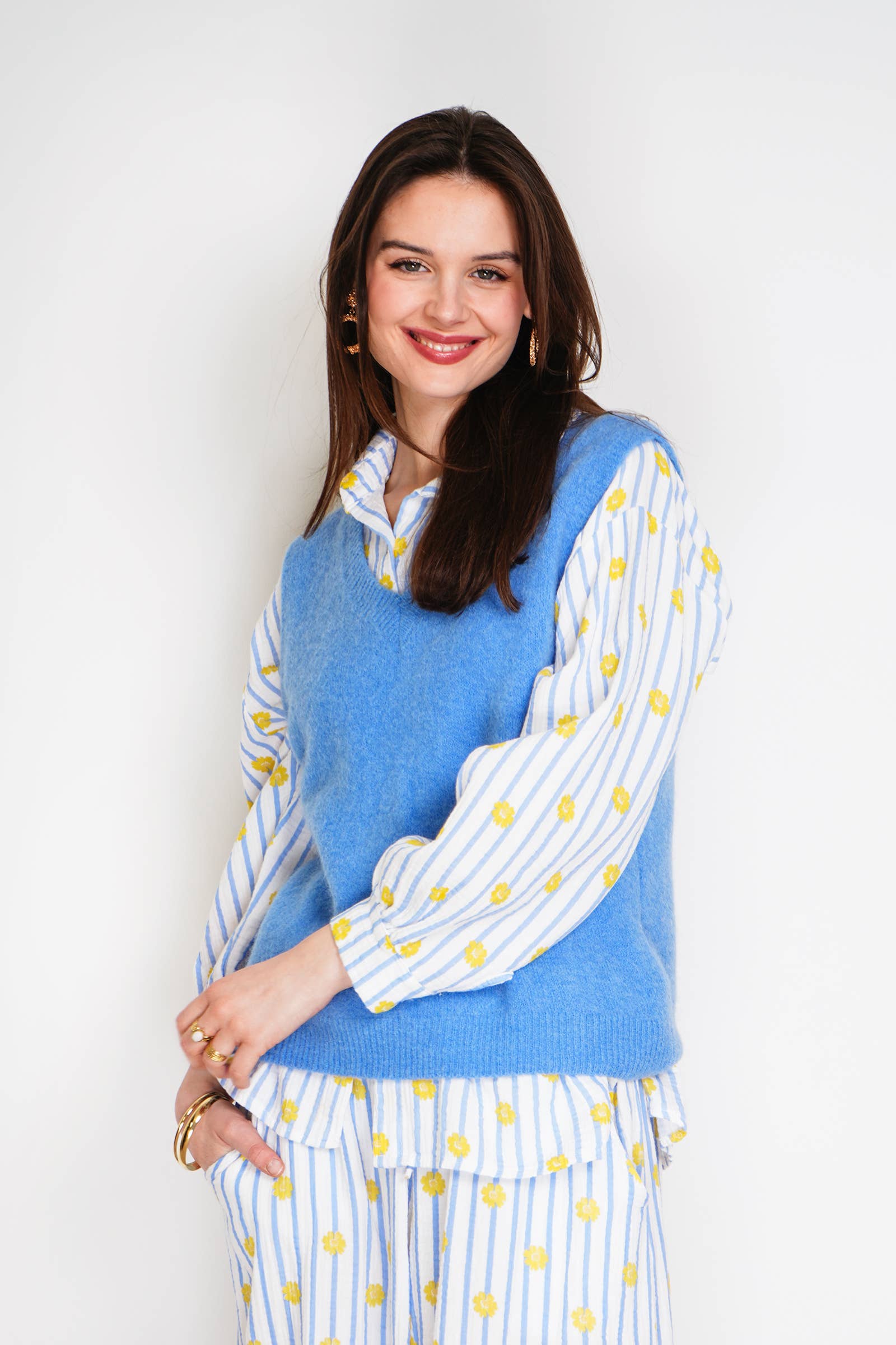 NOELINE – Engroshandel Pullover - Dame – Superfin alpaca vest uden ærmer 265101